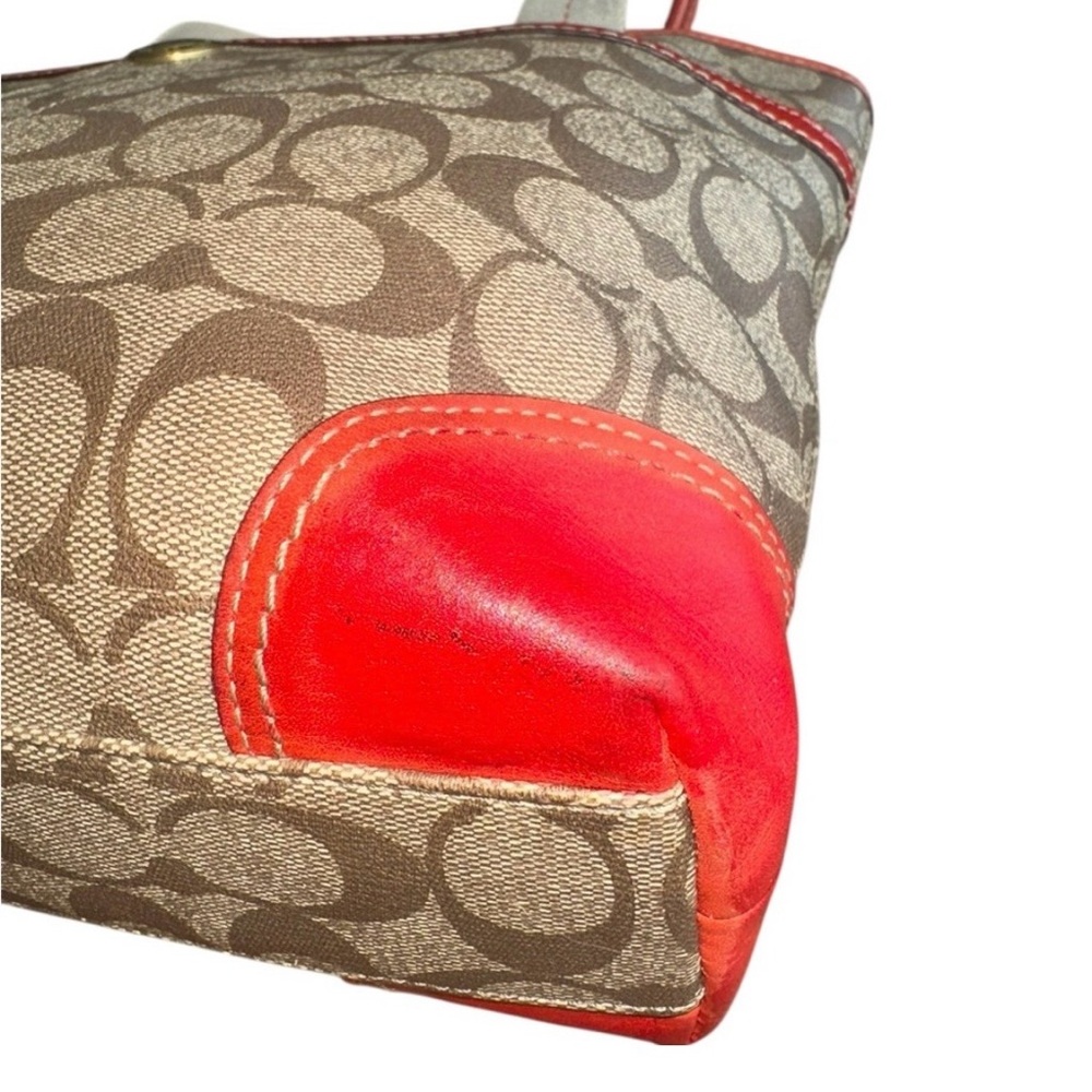 Coach Signature Y2K Vintage Heritage Tattersall Signature Tote - Picture 10 of 11
